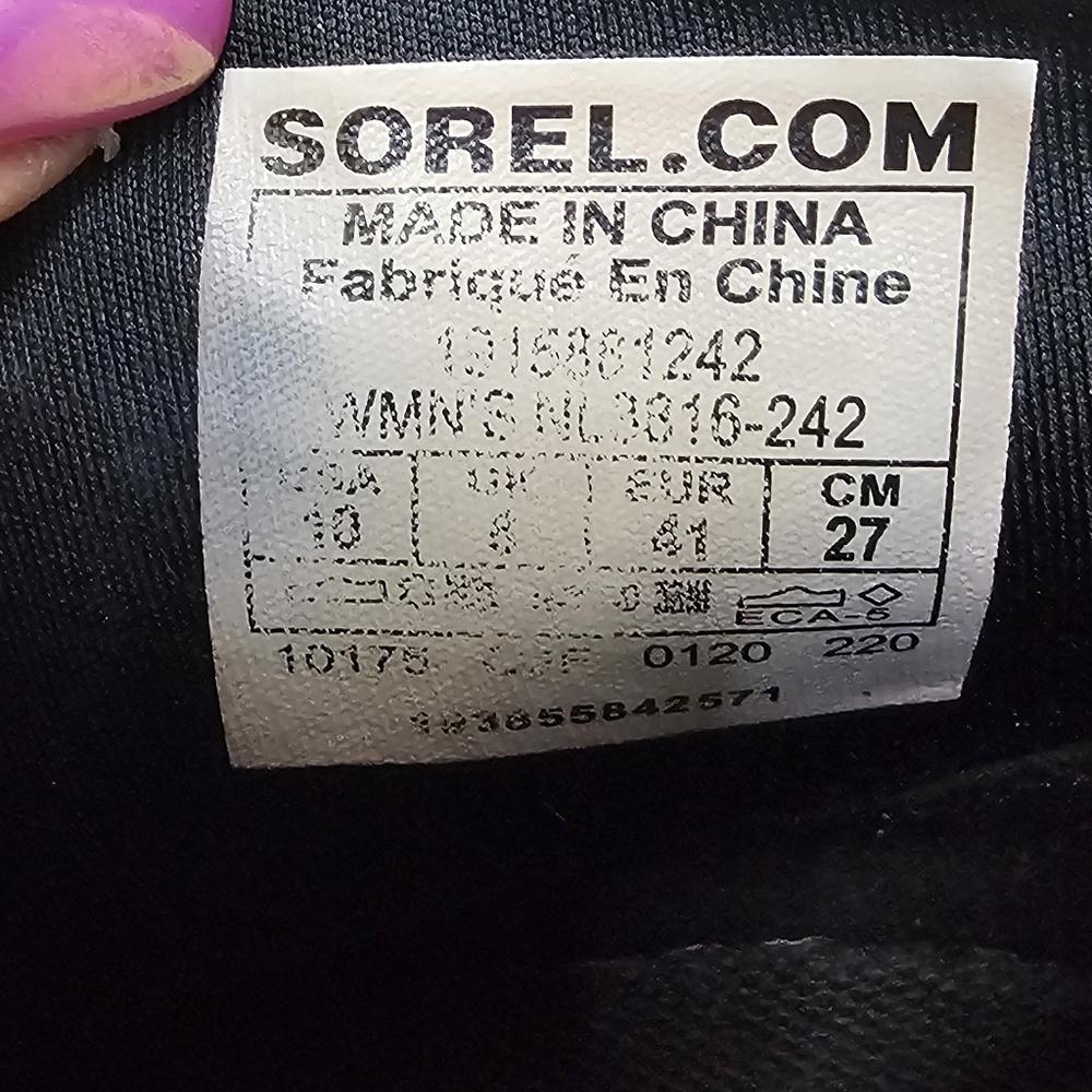 Sorel Wedge Ankle Booties-Size 10 - Picture 8 of 9